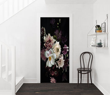3D Flower Bush 25178 Door Mural