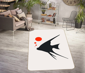 3D Fish Pattern 1016 Boris Draschoff Rug Non Slip Rug Mat Mat AJ Creativity Home 