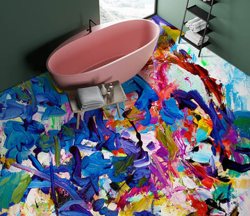 3D Pigment Color Pattern 9505 Allan P. Friedlander Floor Mural
