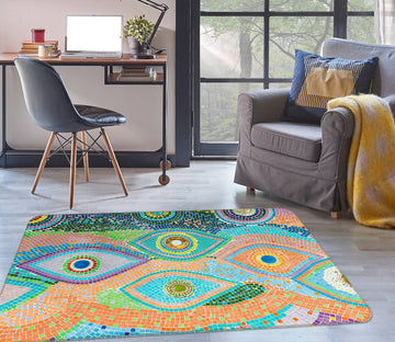 3D Eye Pattern 33017 Non Slip Rug Mat