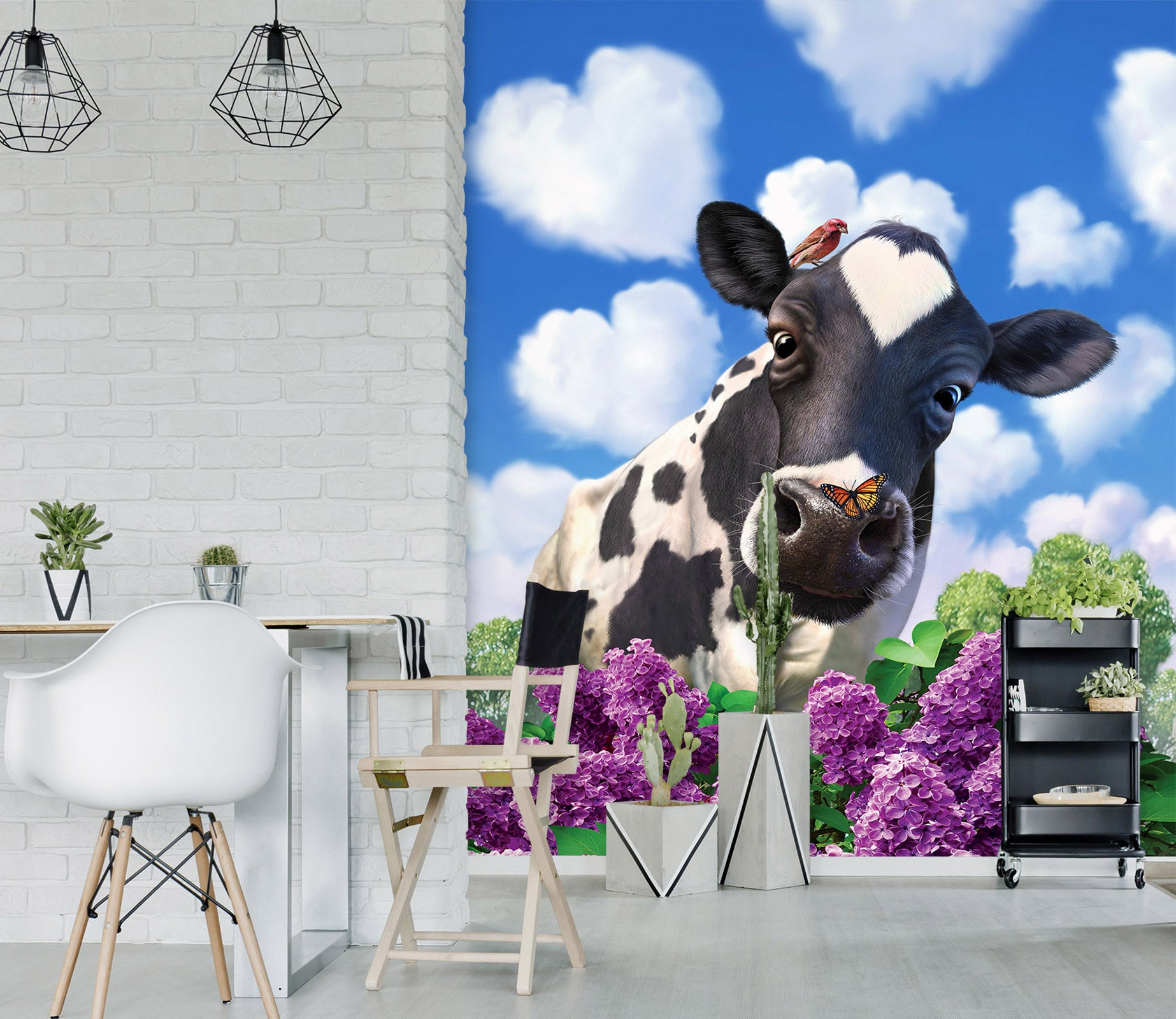 3D Cows 85038 Jerry LoFaro Wall Mural Wall Murals