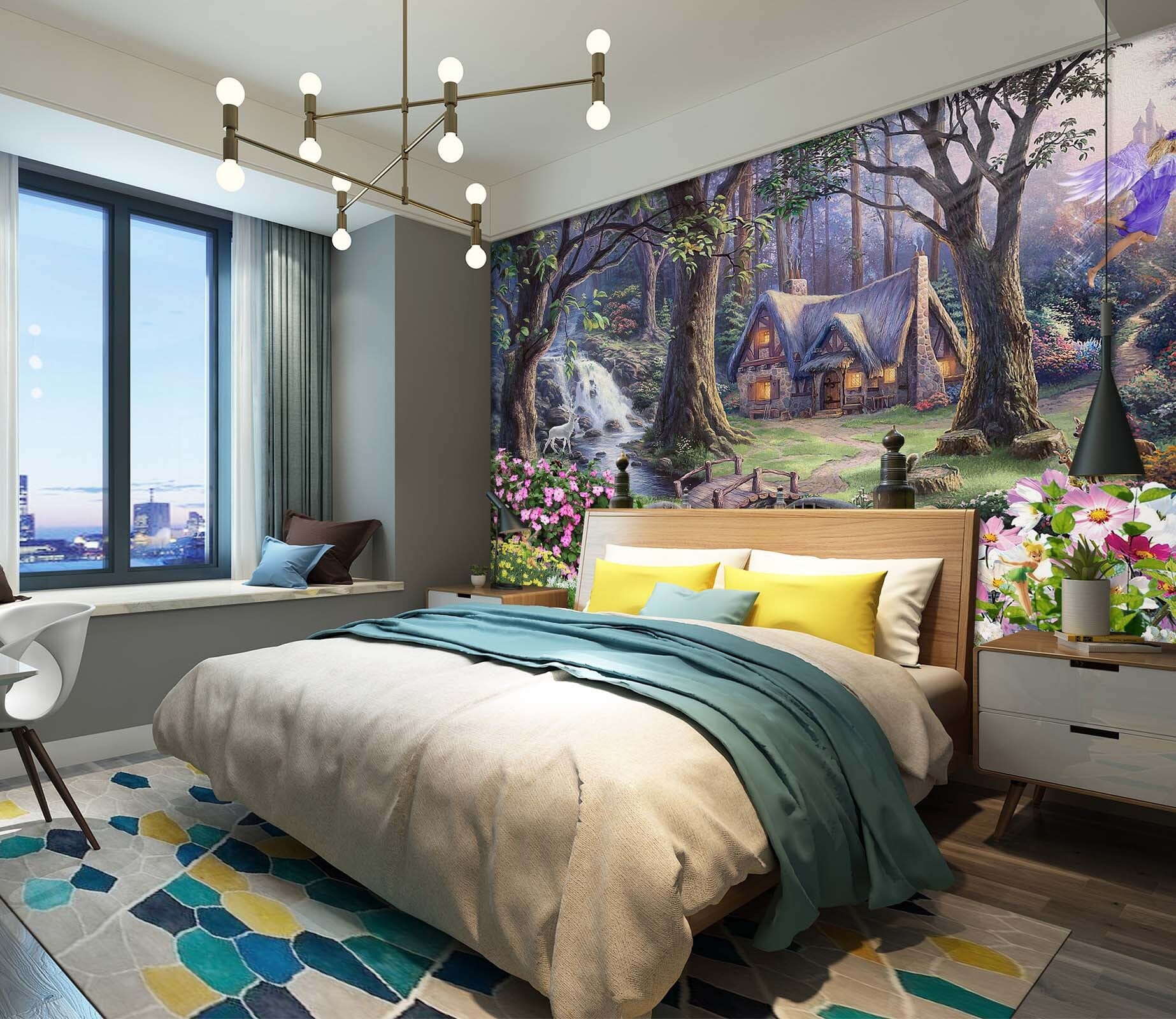 3D Mysterious Forest 1629 Wall Murals Wallpaper AJ Wallpaper 2 