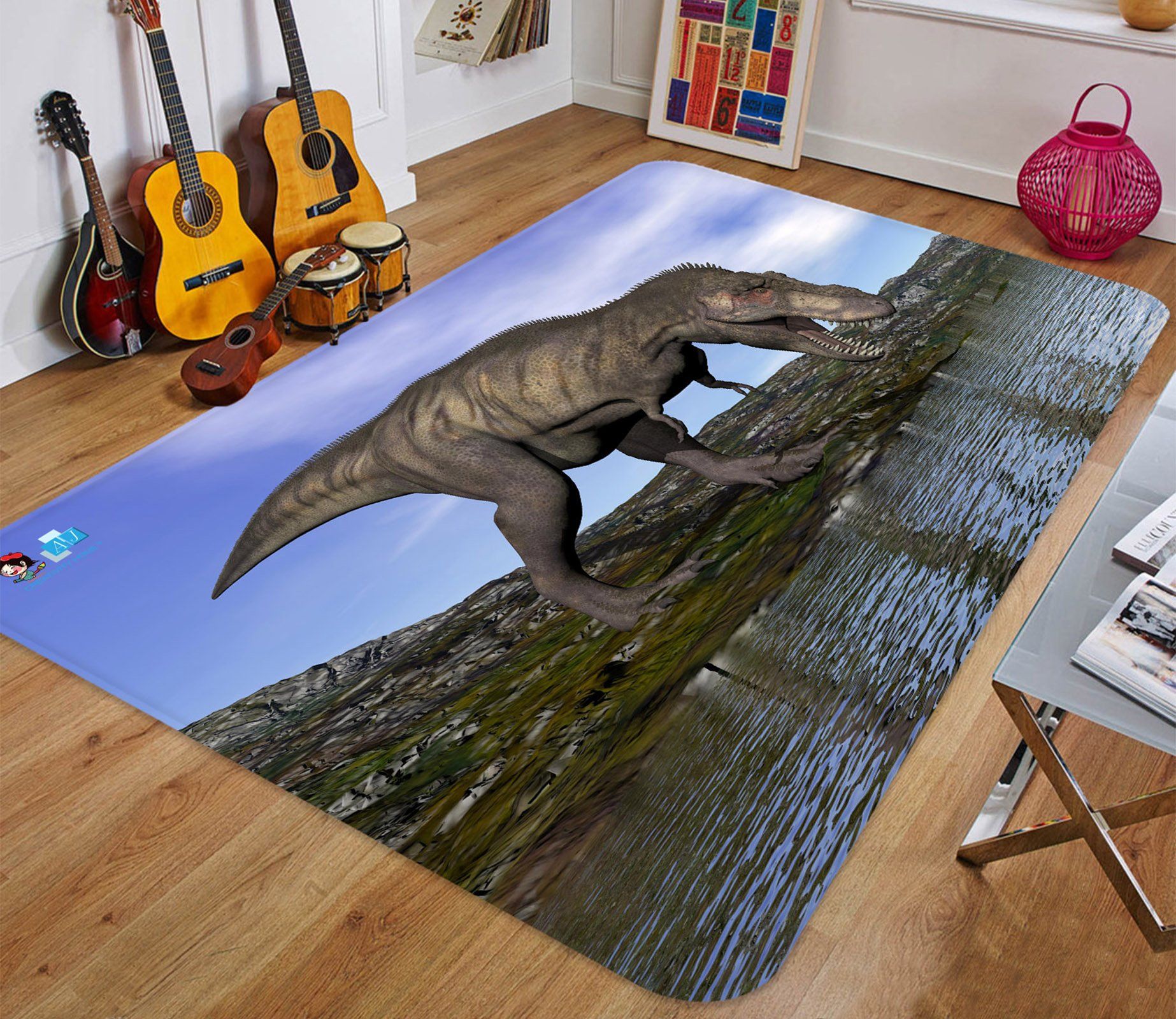3D Dinosaur 2767 Non Slip Rug Mat Mat AJ Creativity Home 