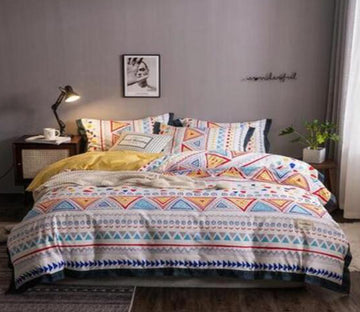 3D Color Totem 14034 Bed Pillowcases Quilt