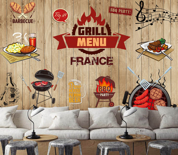 3D Good Tasting Food 028 Wall Murals