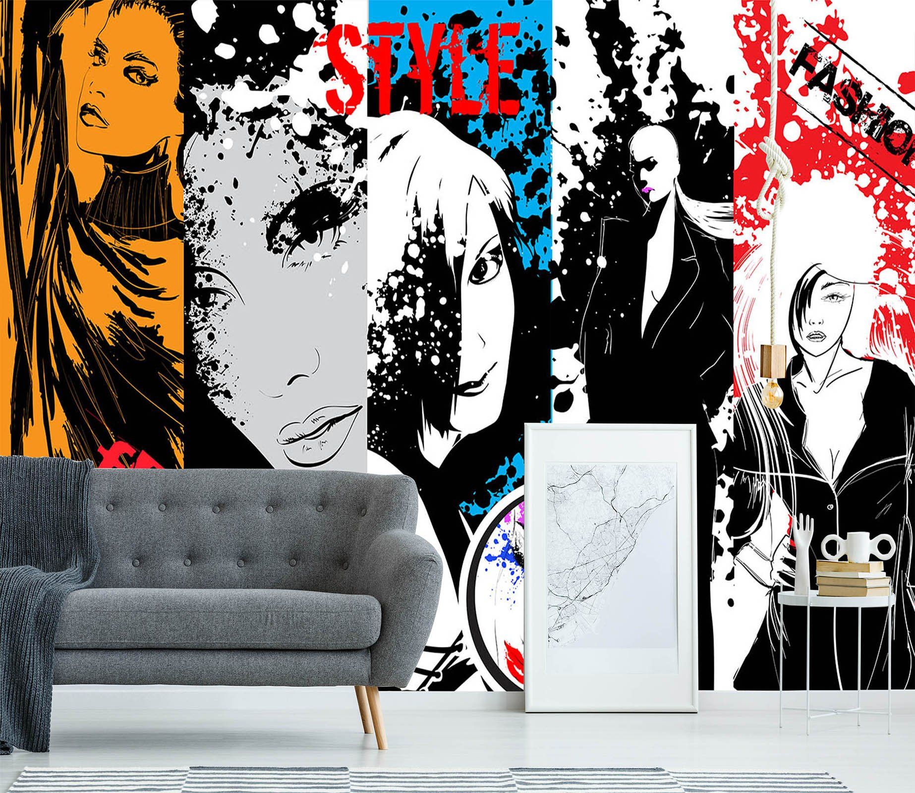 3D Black Clothing Style 691 Wallpaper AJ Wallpaper 2 