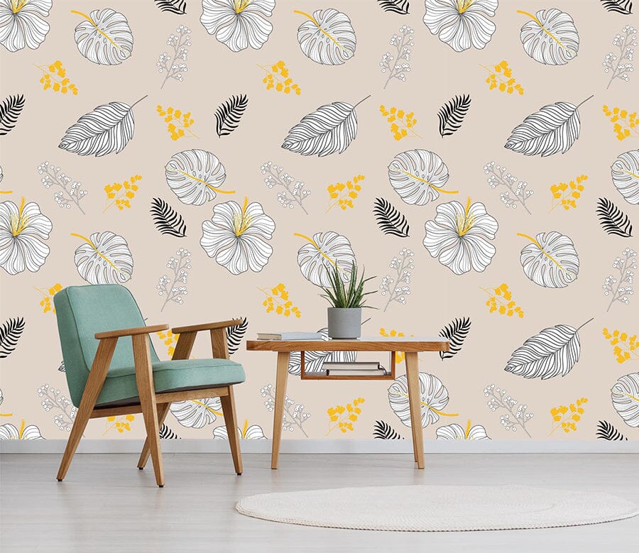 3D Colored Leaves 338 Wallpaper AJ Wallpaper 2 