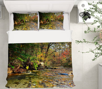 3D Jungle River Water 62032 Kathy Barefield Bedding Bed Pillowcases Quilt