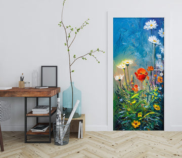 3D Flowers 24108 Door Mural