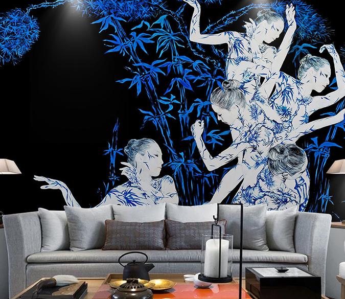 3D Beauty Dance 180 Wall Murals Wallpaper AJ Wallpaper 2 