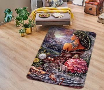 3D Animal Beauties 65034 Non Slip Rug Mat