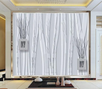 3D White Trunk 2294 Wall Murals Wallpaper AJ Wallpaper 2 