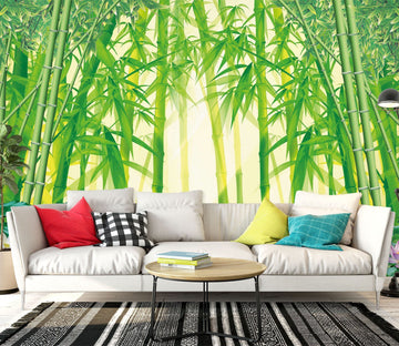 3D Bamboo Forest 1418 Wall Murals Wallpaper AJ Wallpaper 2 