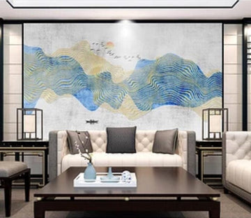 3D Wave Bird 1916 Wall Murals Wallpaper AJ Wallpaper 2 