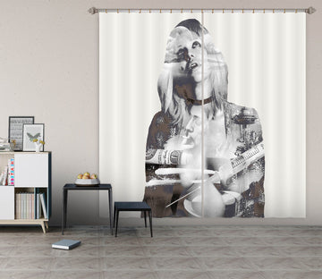 3D Courtney Love Star 033 Marco Cavazzana Curtain Curtains Drapes Curtains AJ Creativity Home 