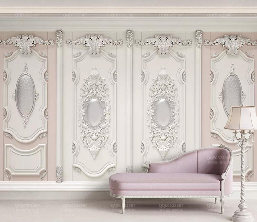 3D Euporean Pattern WC645 Wall Murals