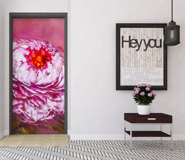 3D Pink Flowers 3125 Skromova Marina Door Mural