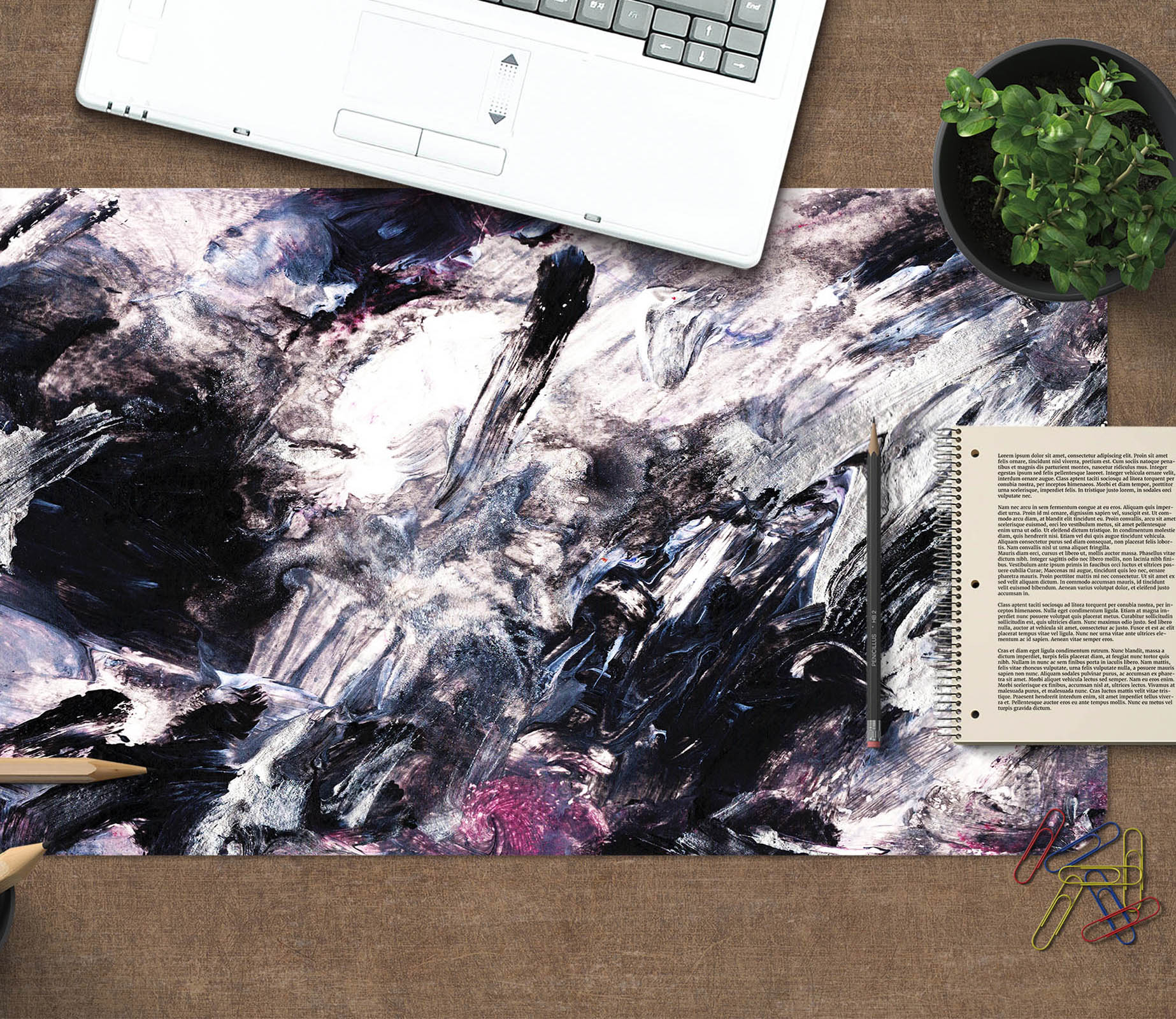 3D Pattern 17177 Desk Mat