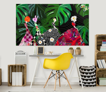 3D Dress Styling Woman 1034 Wall Sticker