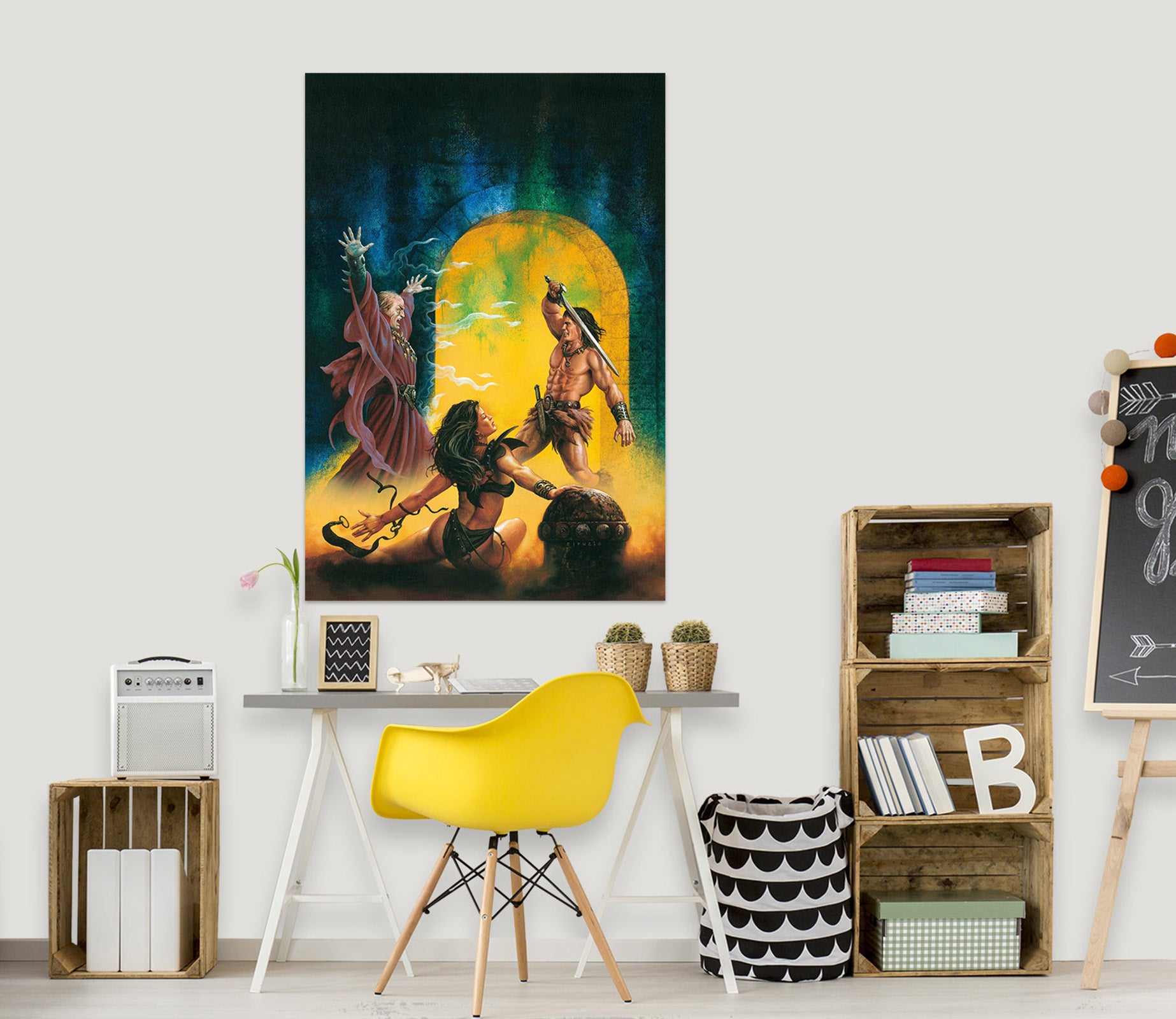 3D Arch Fighter 8095 Ciruelo Wall Sticker