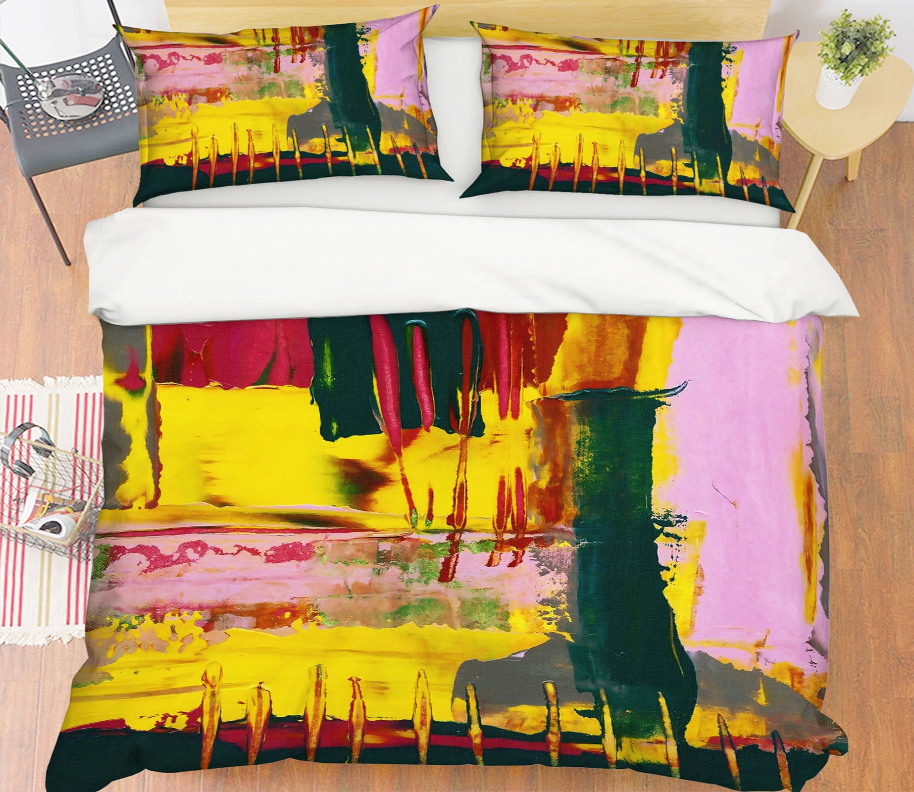 3D Color Abstract 12157 Bed Pillowcases Quilt