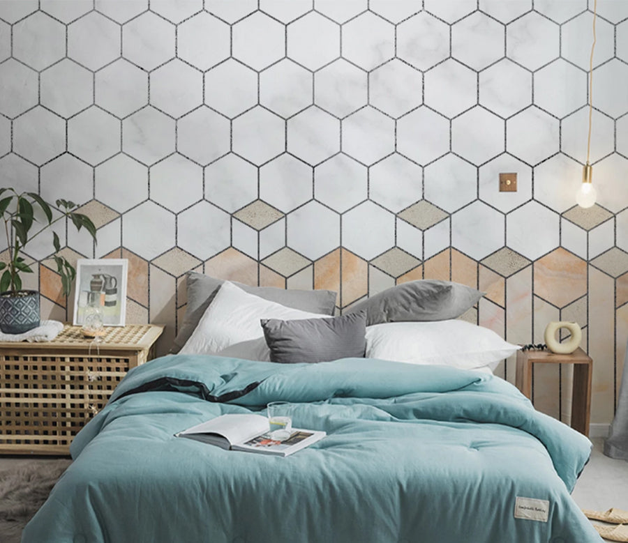 3D Yellow Diamond WC2532 Wall Murals