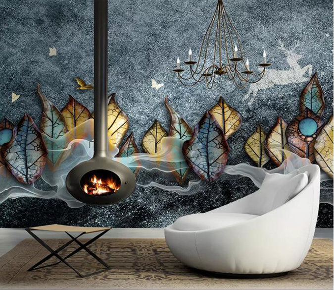 3D Grey Forest 1007 Wall Murals Wallpaper AJ Wallpaper 2 