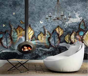 3D Grey Forest 1007 Wall Murals Wallpaper AJ Wallpaper 2 