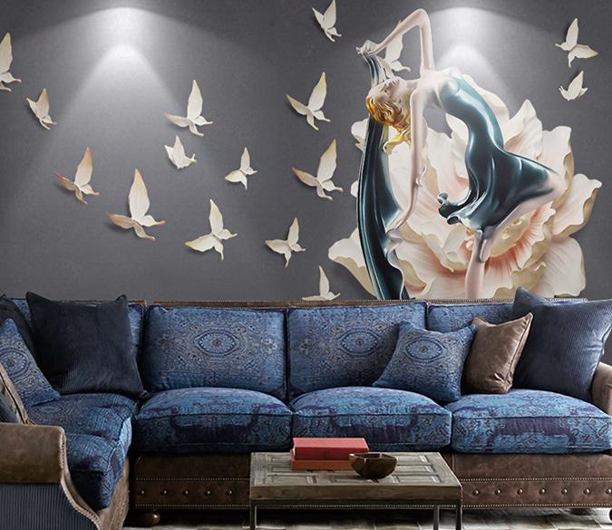3D Butterfly Beauty 66 Wall Murals Wallpaper AJ Wallpaper 2 