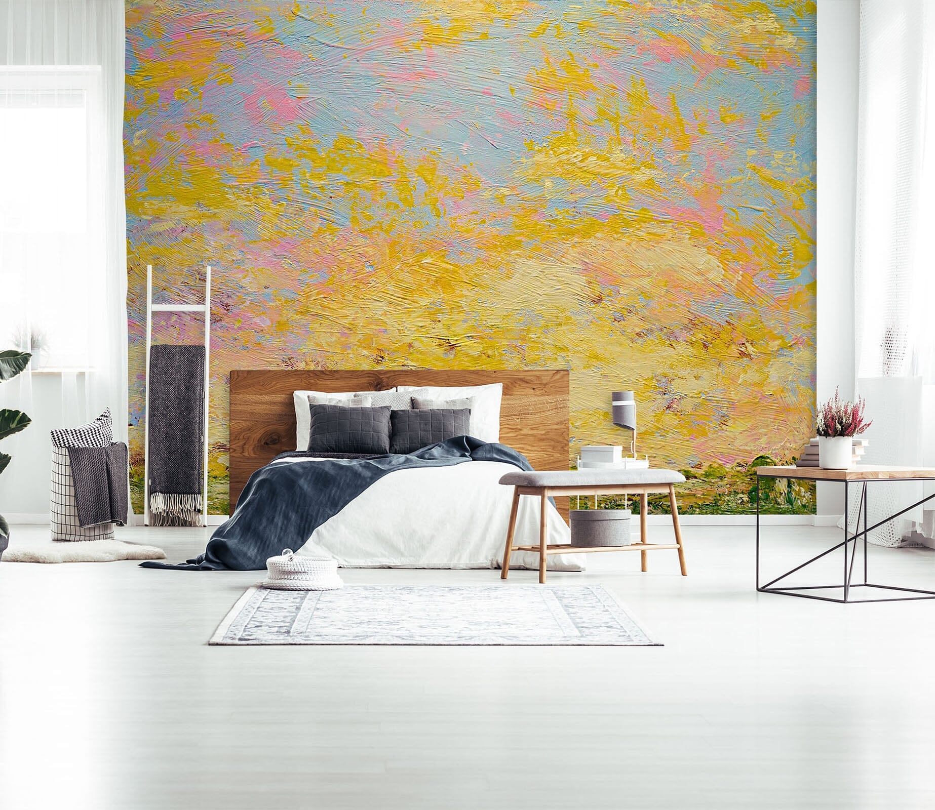 3D Abstract Flowers 186 Allan P. Friedlander Wall Mural Wall Murals Wallpaper AJ Wallpaper 2 