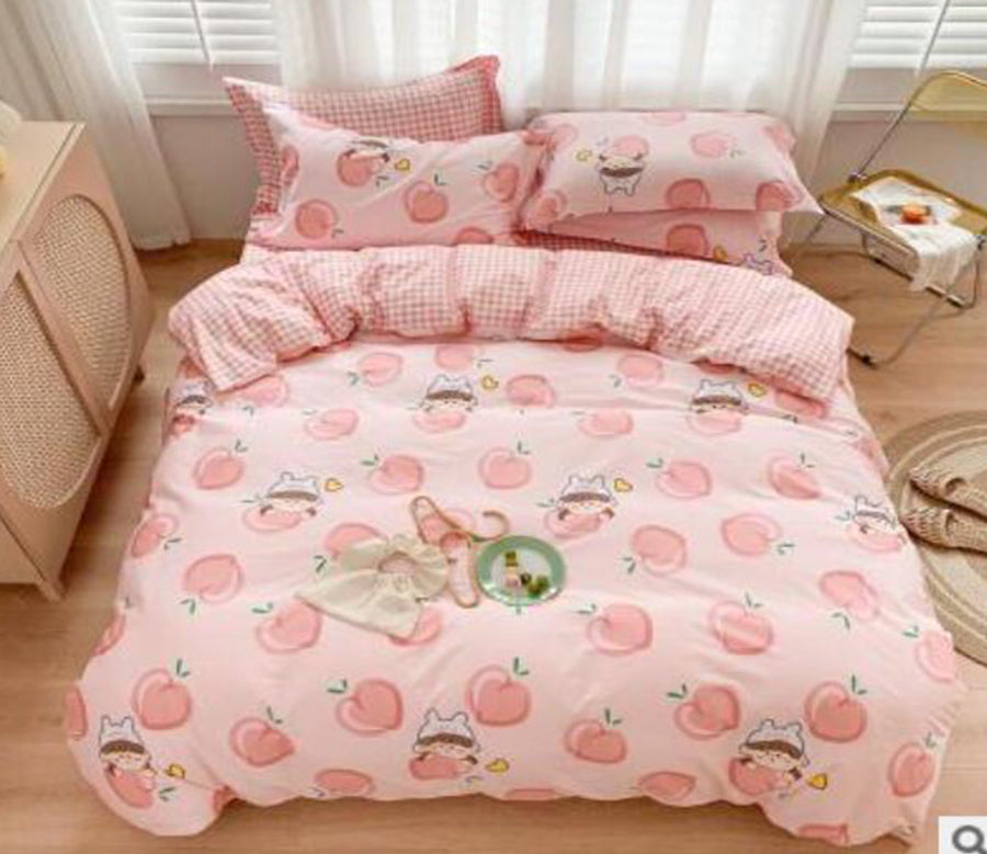 3D Peach 40162 Bed Pillowcases Quilt