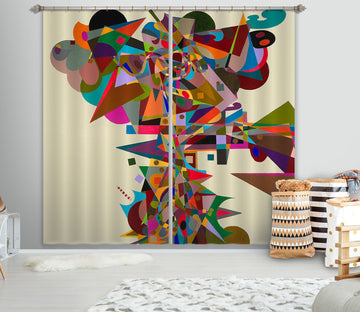 3D Color Origami 108 Allan P. Friedlander Curtain Curtains Drapes Curtains AJ Creativity Home 