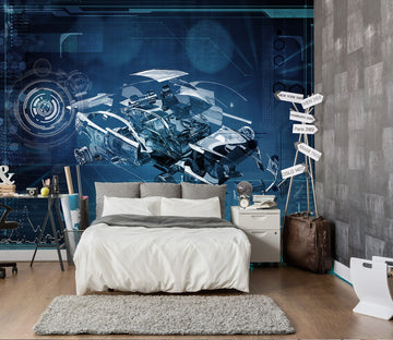 3D Transparent Car 403 Vehicle Wall Murals