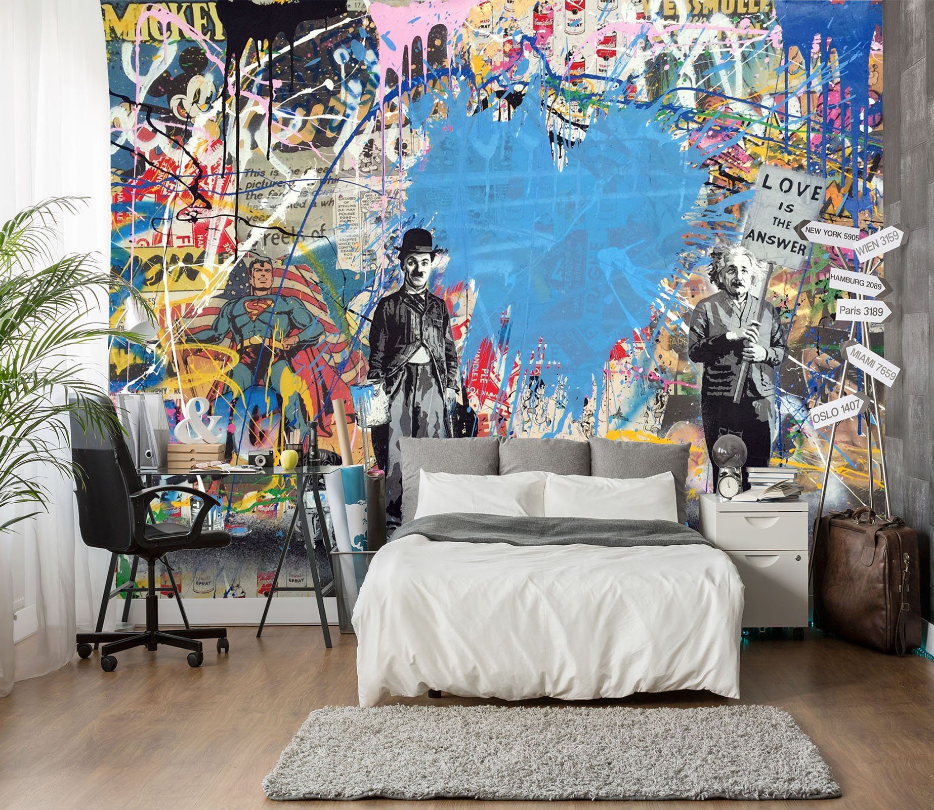 3D Sway Blue Love 7 Wallpaper AJ Wallpaper 2 