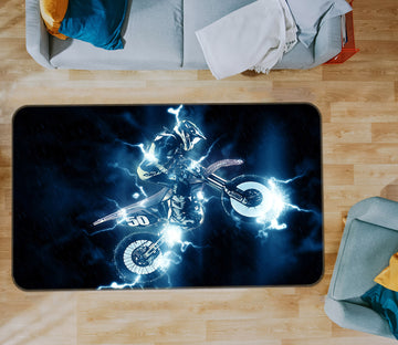 3D Motorcycle Light 39008 Vehicle Non Slip Rug Mat