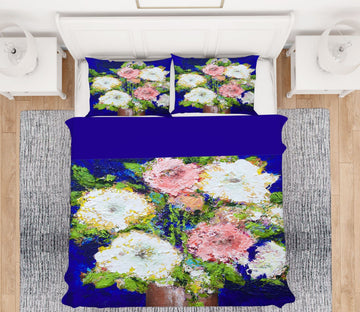 3D Paint Chrysanthemum 1091 Allan P. Friedlander Bedding Bed Pillowcases Quilt Quiet Covers AJ Creativity Home 