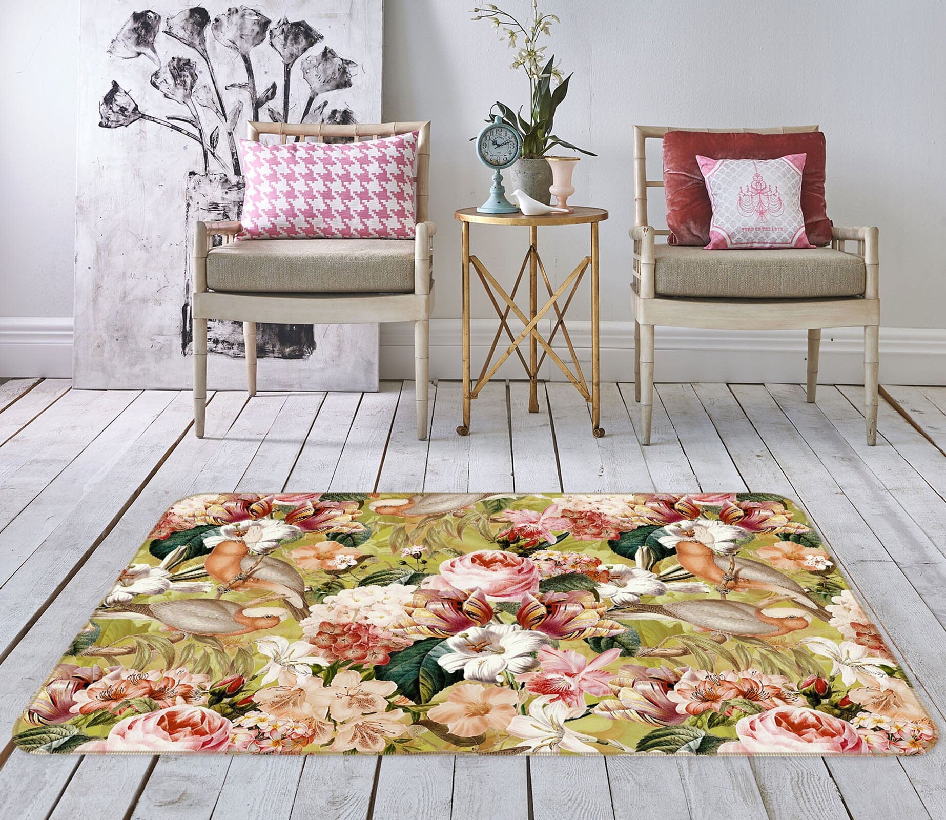 3D Painted Garden 118 Uta Naumann Rug Non Slip Rug Mat Mat AJ Creativity Home 