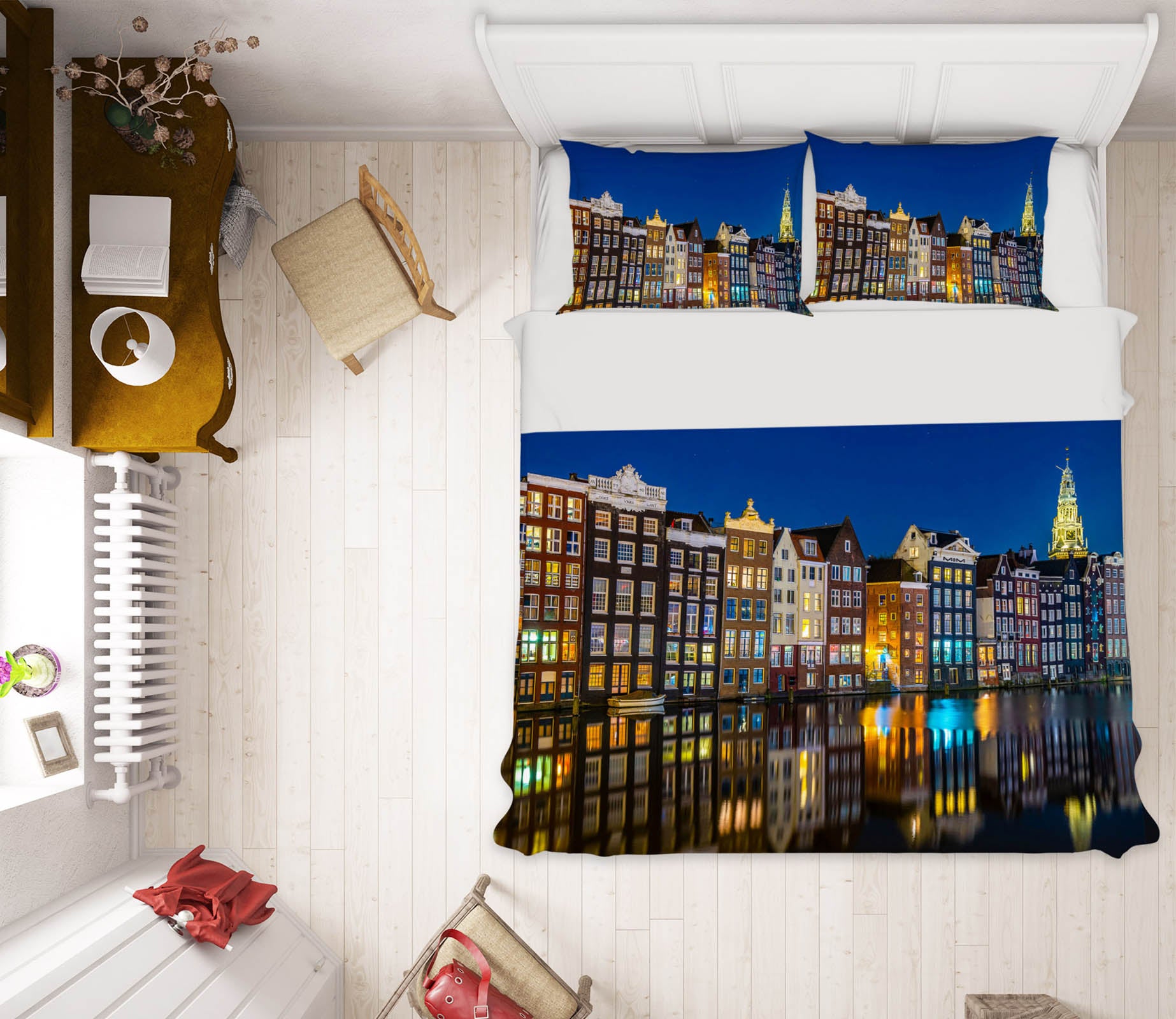 3D Amsterdam Reflections 002 Marco Carmassi Bedding Bed Pillowcases Quilt