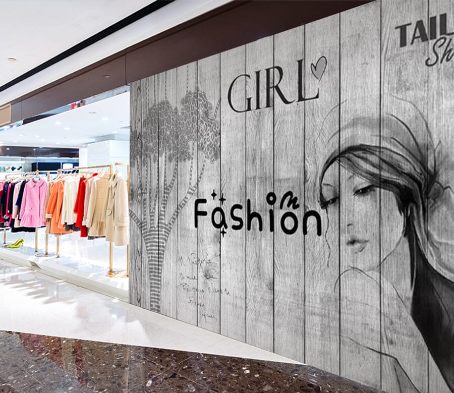 3D Girl Tree 1602 Wall Murals Wallpaper AJ Wallpaper 2 