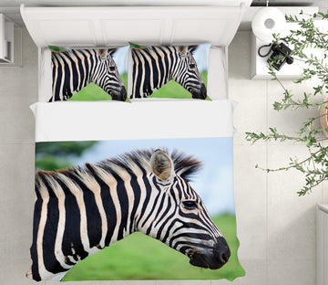 3D Zebra 63178 Bed Pillowcases Quilt