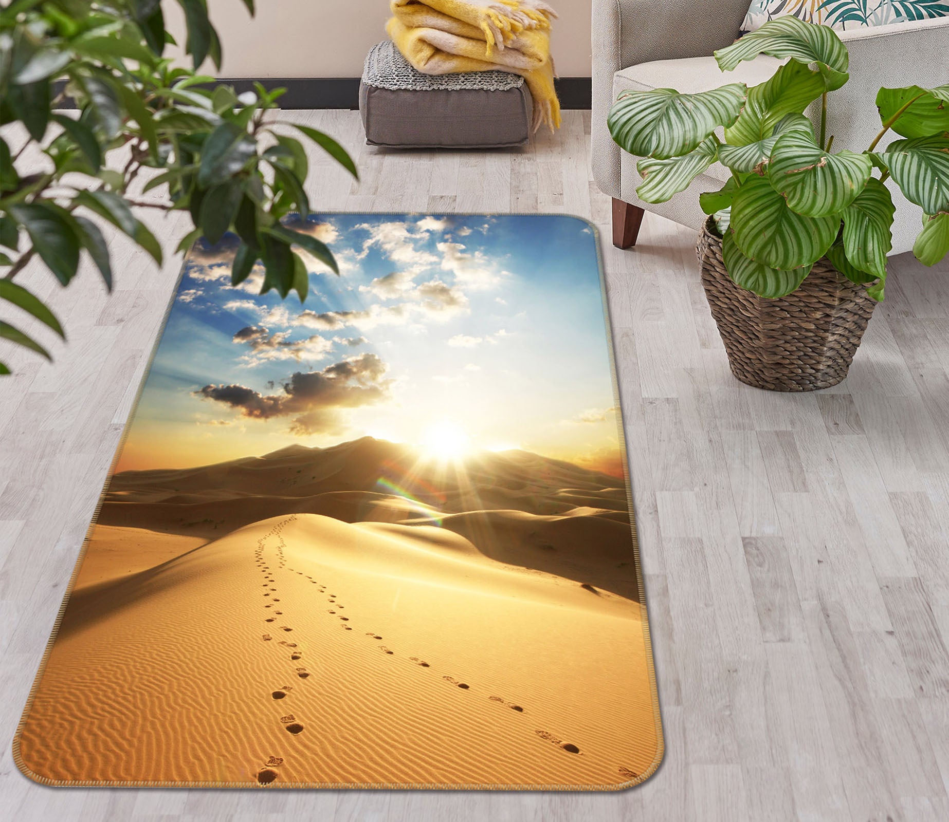 3D Desert 32099 Non Slip Rug Mat