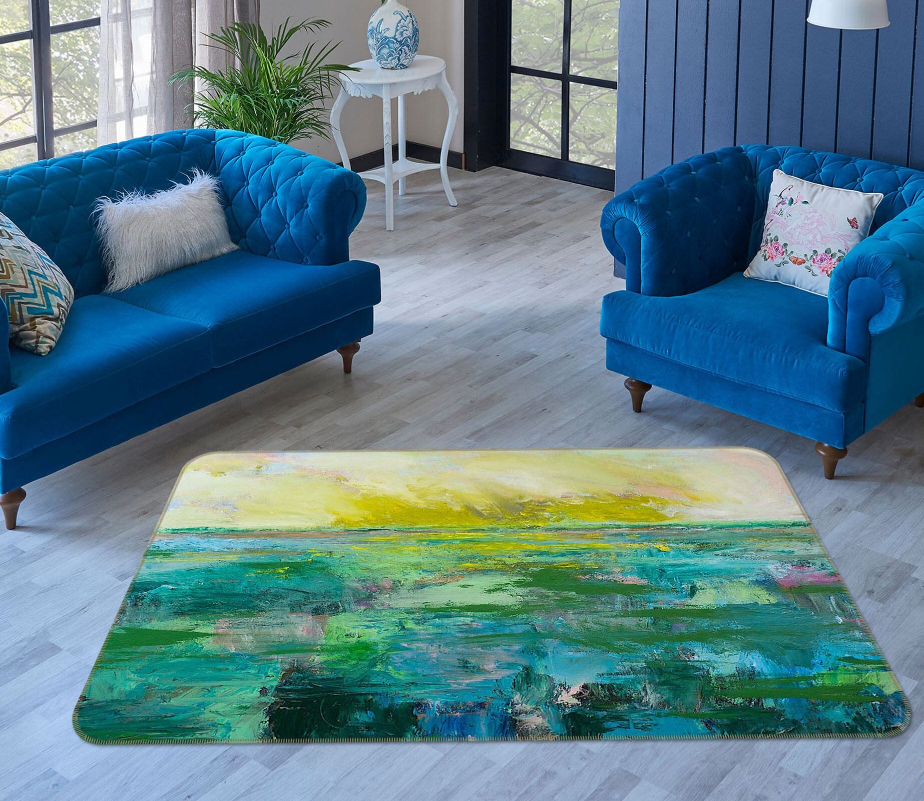 3D Painted Lake 1050 Allan P. Friedlander Rug Non Slip Rug Mat Mat AJ Creativity Home 