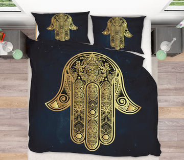 3D Hand Of Fatima 61119 Bed Pillowcases Quilt