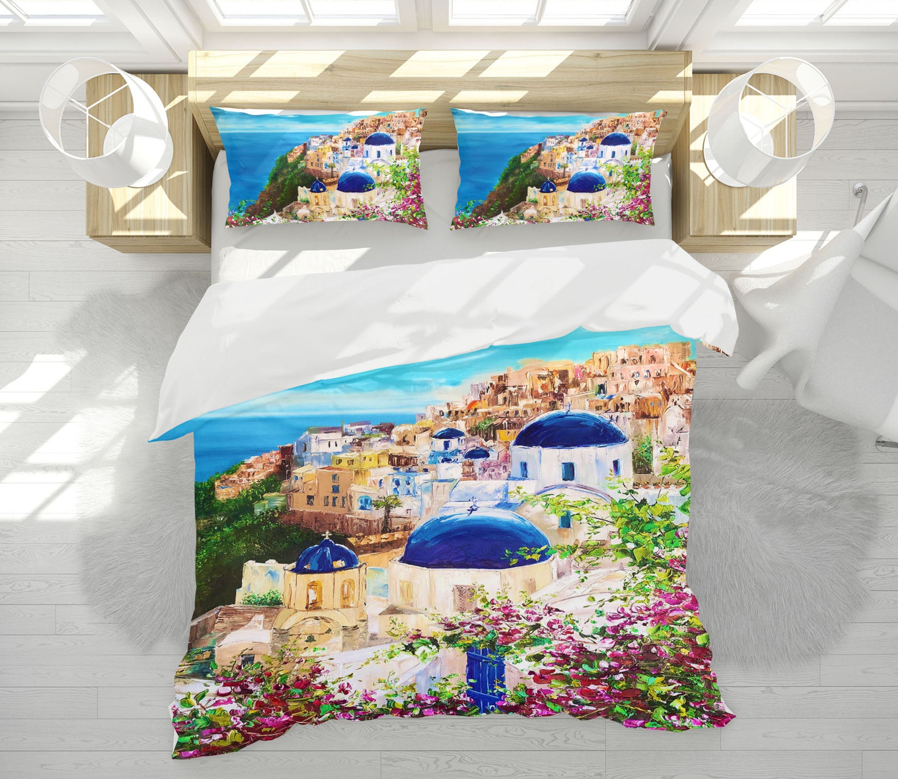3D Ocean House Painting 622 Skromova Marina Bedding Bed Pillowcases Quilt