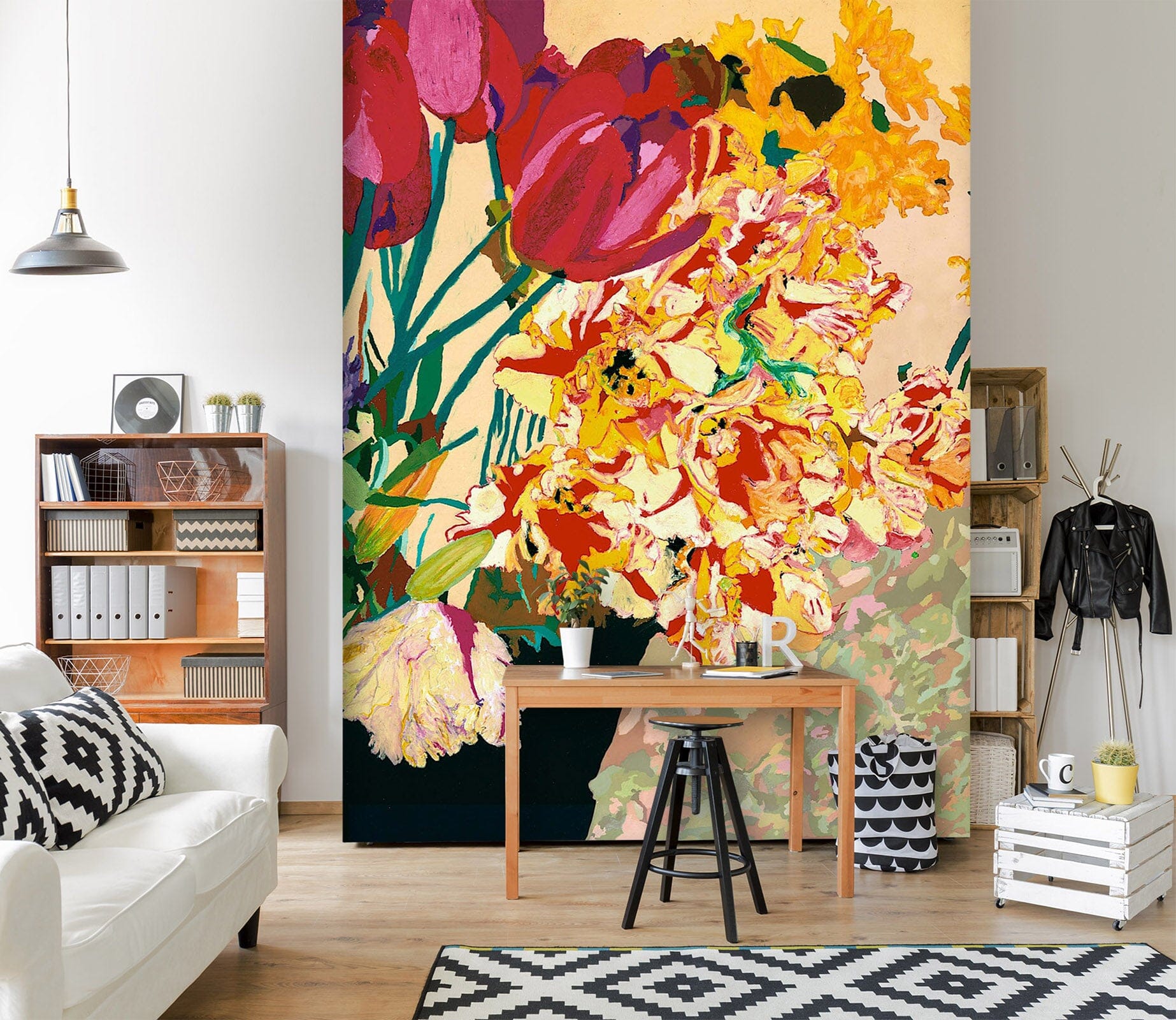 3D Summer Flowers 291 Allan P. Friedlander Wall Mural Wall Murals Wallpaper AJ Wallpaper 2 