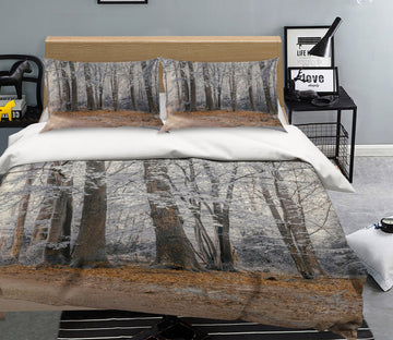 3D Grey Forest 7194 Assaf Frank Bedding Bed Pillowcases Quilt Cover Duvet Cover