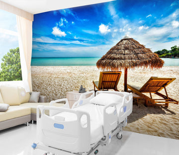 3D Sunny Beach 07 Wall Murals Wallpaper AJ Wallpaper 2 