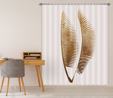 3D Geometrica Leaves 1045 Boris Draschoff Curtain Curtains Drapes