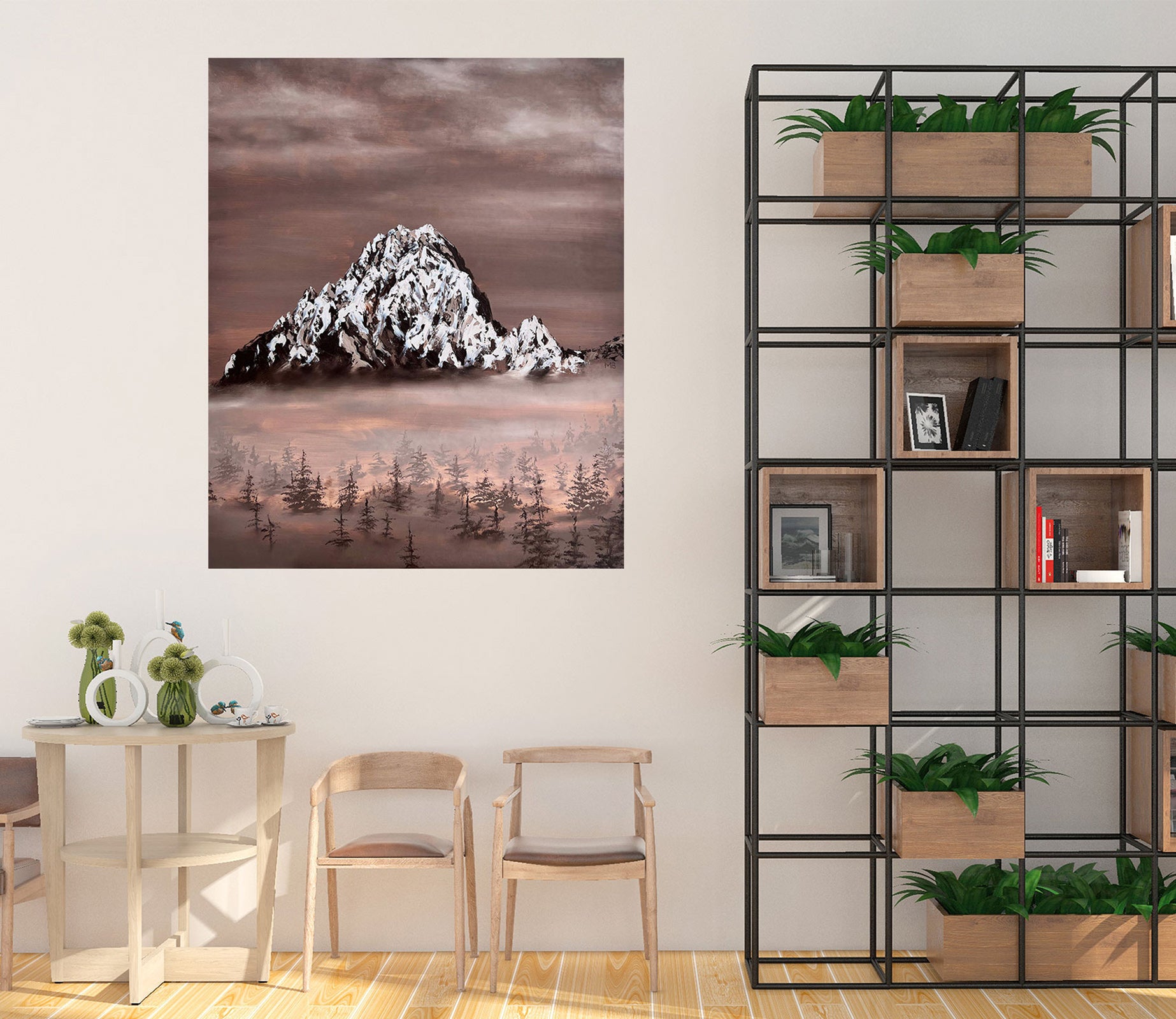 3D Snow Mountain 10076 Marina Zotova Wall Sticker