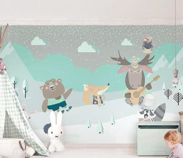 3D Zoo Ground WC138 Wall Murals Wallpaper AJ Wallpaper 2 